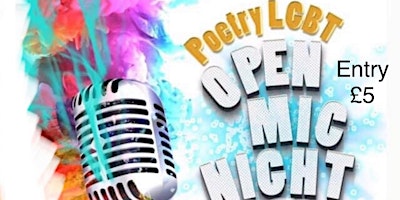 Primaire afbeelding van Poetry LGBT Open Mic Night LIVE