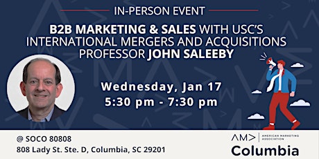 B2B Marketing & Sales with Professor John Saleeby primary image