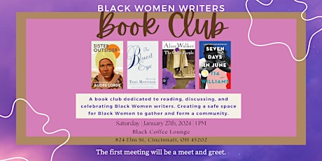 Black Women Writers Book Club Meet and Greet primary image