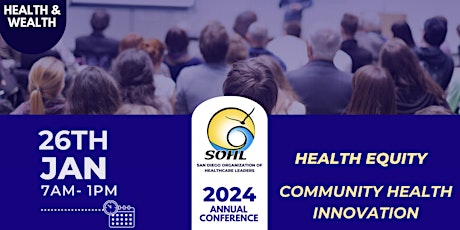 Imagem principal do evento 2024 SOHL Annual Conference: Health and Wealth