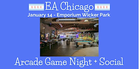(UPDATE 1/13/24: EVENT CANCELED) January Social: Arcade Game Night! primary image