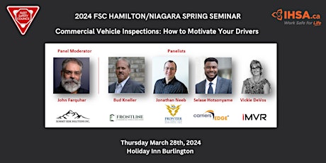 2024 FSC Hamilton/Niagara Annual Spring Seminar