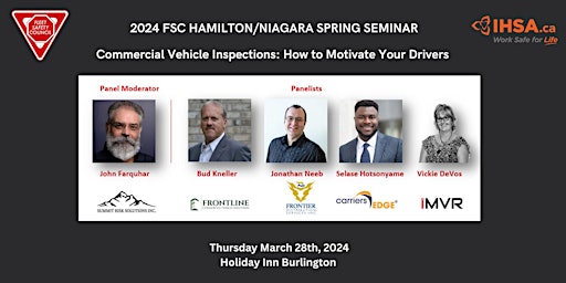 Immagine principale di 2024 FSC Hamilton/Niagara Annual Spring Seminar 