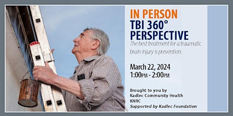 IN PERSON - TBI 360° Perspective with Dr. Cheryle Sullivan primary image