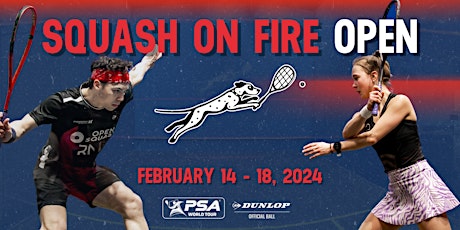 Hauptbild für Squash On Fire Open - Wednesday, February 14 Day Session Tickets