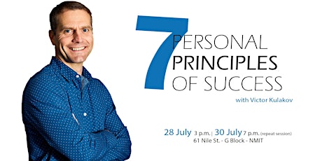 Motivational Seminar - "7 Personal Principles of Success"  primary image