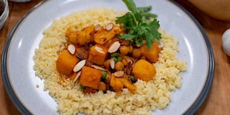 MOROCCAN CHICKPEA & SQUASH TAGINE WITH COUSCOUS primary image
