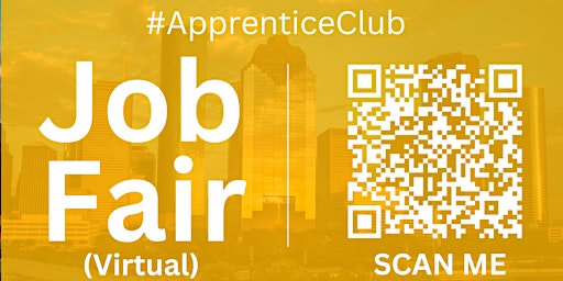 Imagem principal do evento #ApprenticeClub Virtual Job Fair / Career Expo Event #Houston #IAH