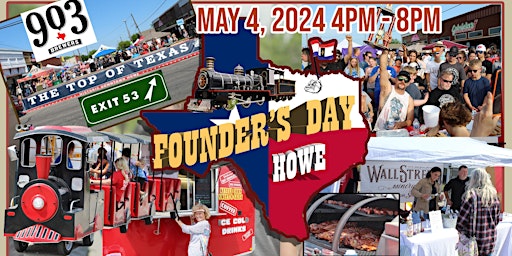 Imagem principal do evento 2024 Howe Founders Day Festival Vendor Purchase