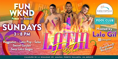 Imagem principal do evento Latin Fiesta Pool Party at Pool Club - Sundays