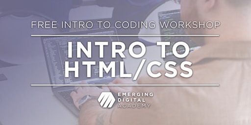 Imagem principal do evento FREE Intro to HTML/CSS Workshop