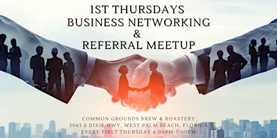 Imagen principal de 1st Thursday's FREE Business Networking