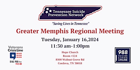 Primaire afbeelding van Greater Memphis TSPN Regional Meeting