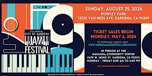 Imagen principal de 21st Annual Gardena Jazz Festival