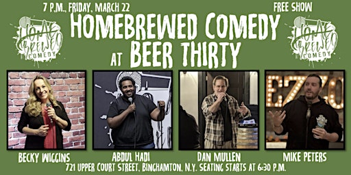 Imagen principal de Homebrewed Comedy at Beer Thirty