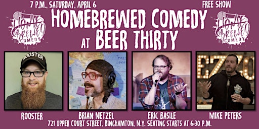 Immagine principale di Homebrewed Comedy at Beer Thirty 