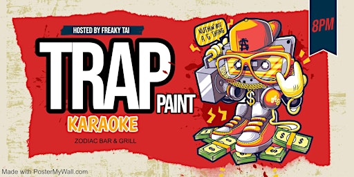 Imagem principal do evento Trap & Paint + Karaoke