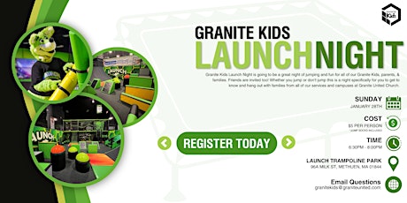 Imagem principal de Granite Kids Launch Night