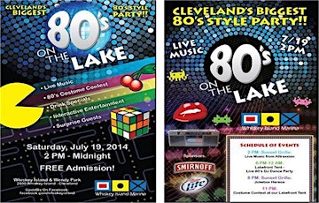 80's On The Lake - Lakefront Tent General Admission & VIP Packages primary image