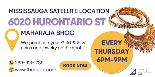 Immagine principale di WEEKLY GOLD & SILVER PARTY: Maharaja Bhog, Mississauga 