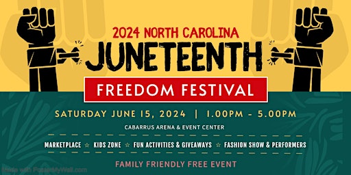 Imagen principal de 2024 North Carolina Juneteenth Festival