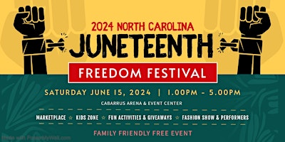 Imagen principal de 2024 North Carolina Juneteenth Festival