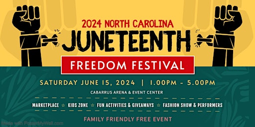 Image principale de 2024 North Carolina Juneteenth Festival