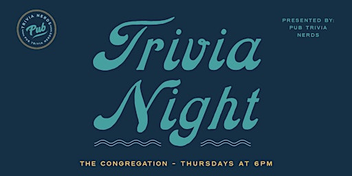 Thursday Trivia Night @ The Congregation Detroit  primärbild