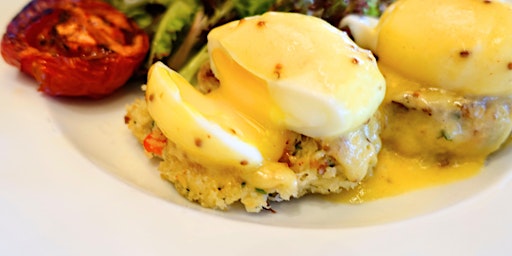 Imagen principal de Crab Cake Benedict Brunch - Cooking Class by Classpop!™