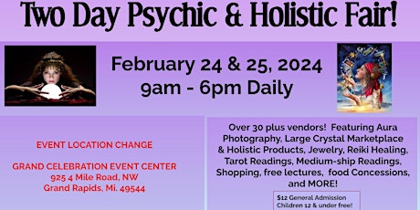 Image principale de Two Day Psychic &  Holistic Fair!