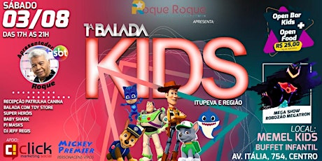 Imagem principal do evento 1° Balada Kids de Itupeva