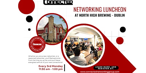 Hauptbild für Networking Luncheon at North High Brewing in Downtown Dublin