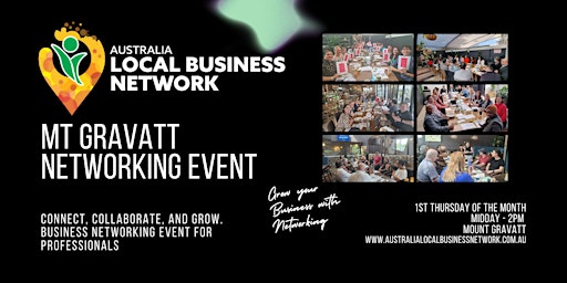 Imagem principal do evento Mt Gravatt Networking Group Event - Australia Local Business Network