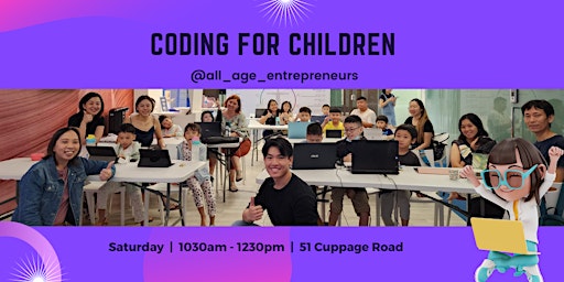 Imagem principal do evento Coding for Children
