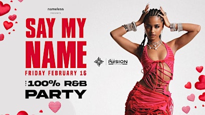 SAY MY NAME! The 100% R&B Party! primary image