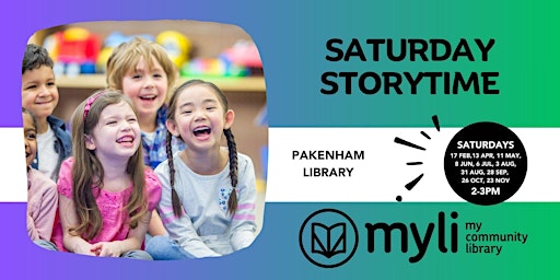 Imagem principal de Saturday Storytime @ Pakenham Library