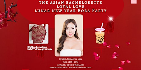 Image principale de The Asian Bachelorette Loyal Love Lunar New Year Boba Party+ 1 Rose Gift