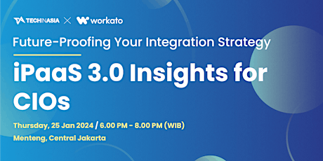 Workato x TIA - Future-Proofing Your Integration Strategy: iPaaS 3.0 primary image