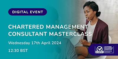 Hauptbild für Chartered Management Consultant Masterclass