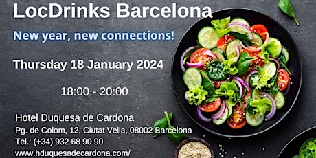 Imagen principal de LocDrinks Barcelona - January 18, 2024