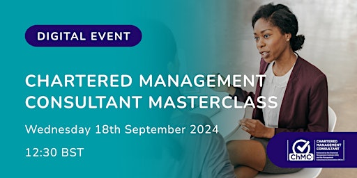 Chartered Management Consultant Masterclass primary image