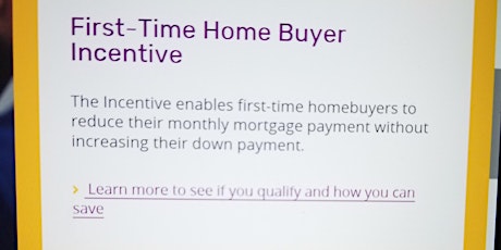 CMHC Coffee Chats:  First Time Home Buyer Incentive primary image