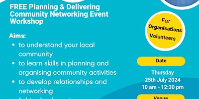 Immagine principale di Planning & Delivering Community Networking Event 