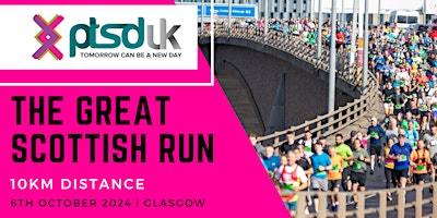Imagem principal de 2024 Great Scottish 10km Run to support PTSD UK