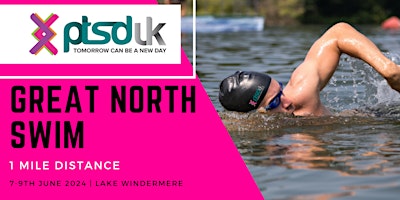 Imagem principal do evento 2024 Great North Swim to support PTSD UK