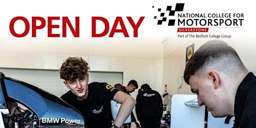 Imagem principal do evento National College for Motorsport Open Day