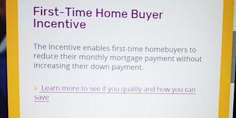 CMHC Coffee Chats:  First Time Home Buyer Incentive primary image
