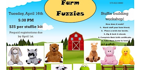 Farm Fuzzies: Stuffie Building Workshop