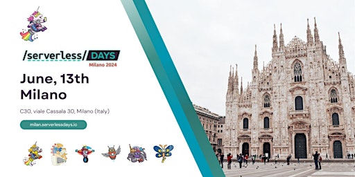Imagem principal do evento ServerlessDays Milano 2024