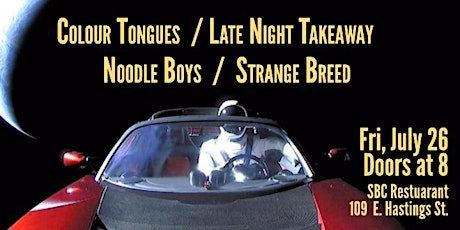 Colour Tongues + Late Night Takeaway + Noodle Boys + Strange Breed primary image